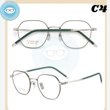 Gọng kính kim loại mã